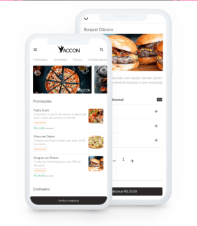 Accon, restaurant ordering platform, screen 4