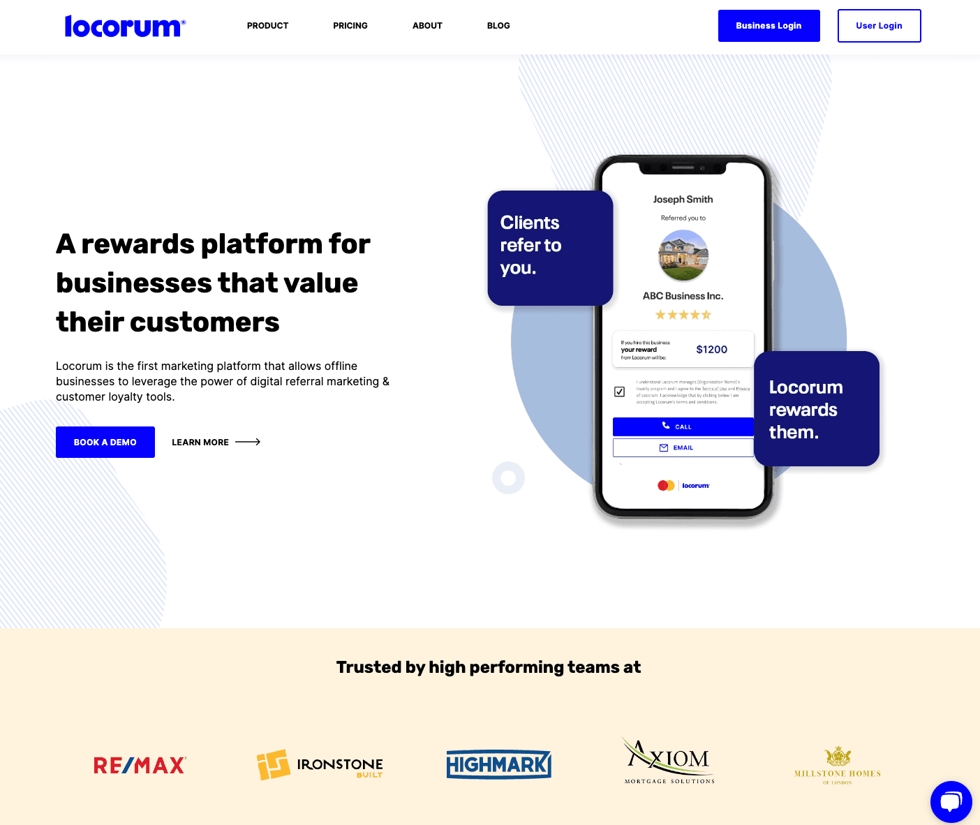 Locorum, referral marketing for local businesses