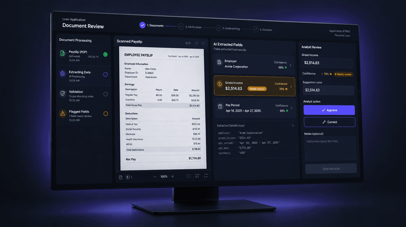 AI lending platform for a major Australian bank